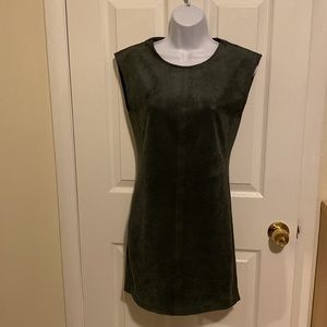 BCBG Faux Suede Mini Dress